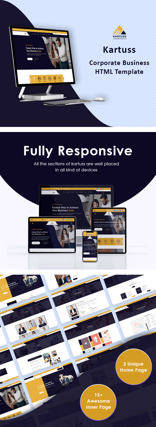 Kartuss Corporate Business HTML template